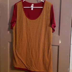 LuLa Roe short sleeve fashion top